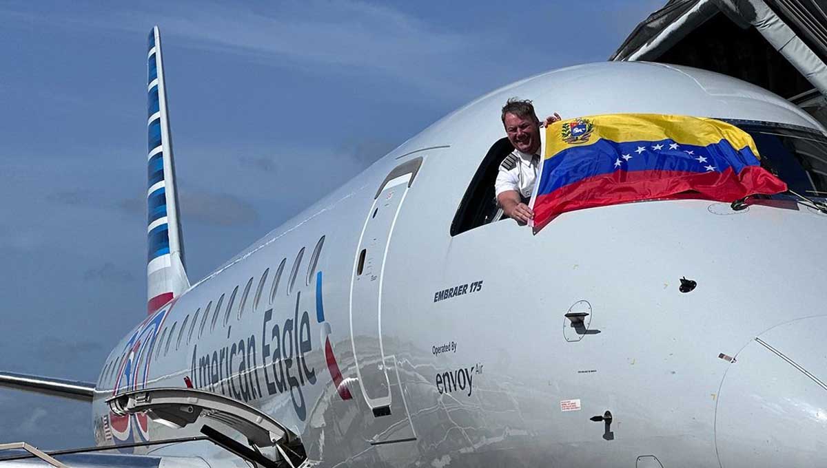 American Airlines vuelo inaugural Maracaibo