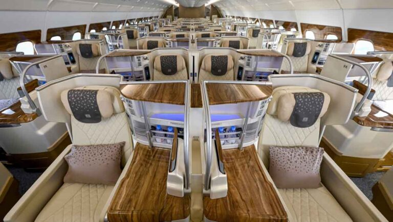 Emirates remodelación aviones
