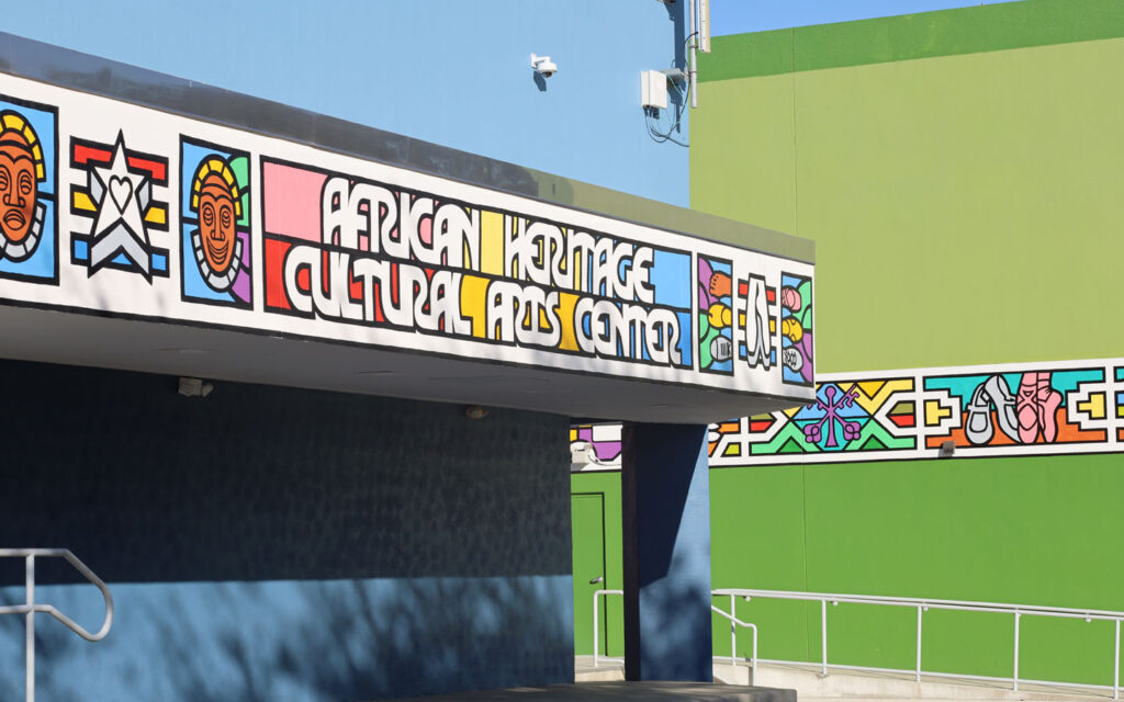 Miami Exterior Sign - African Heritage Cultural Arts Center - Liberty City