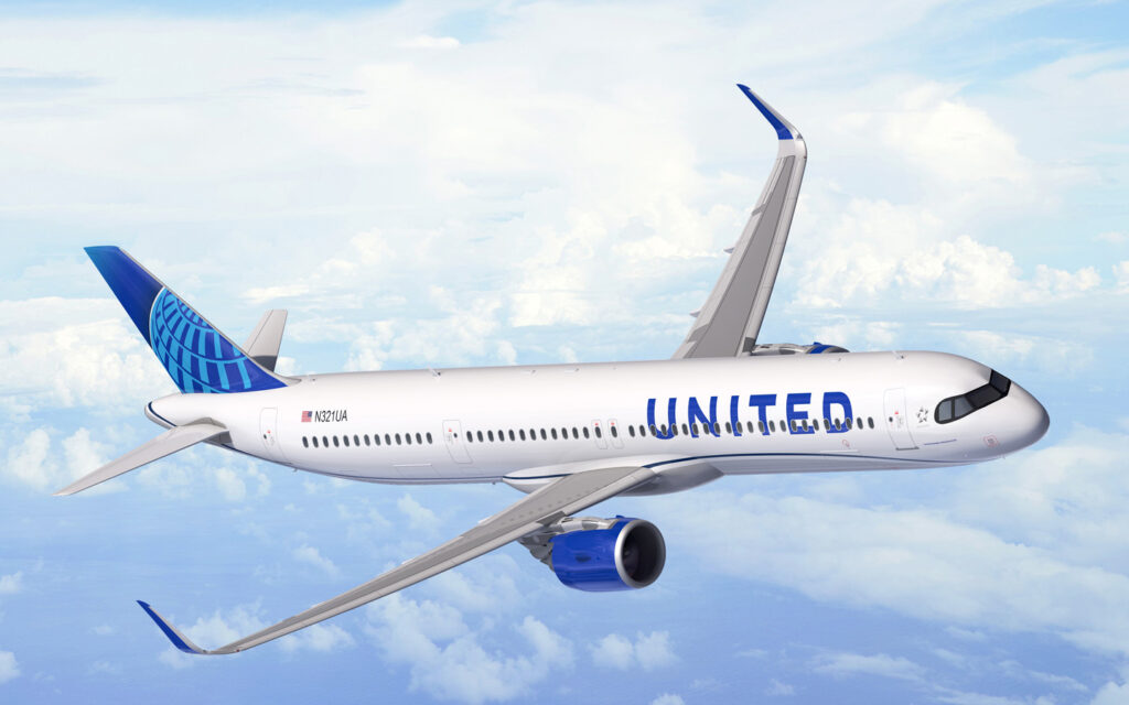 United Airlines a321xlr