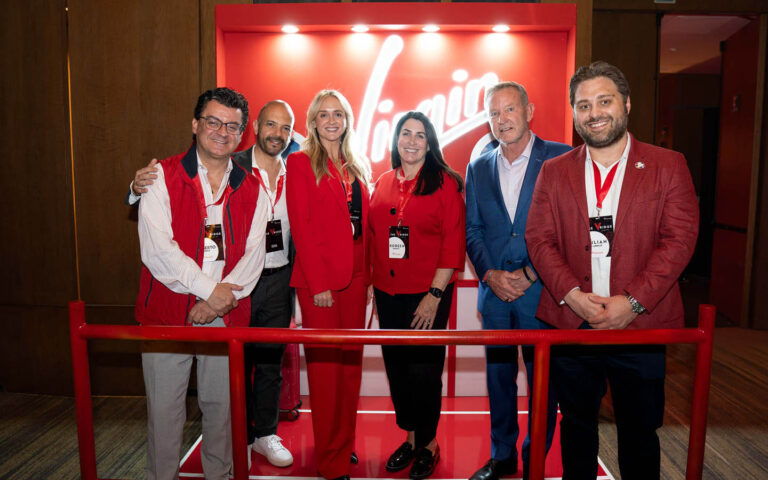 Virgin Voyages Alberto Muñoz, Adolfo Flores, Kelly Tewskbury, Koreen McNutt, John Lovell, Julian de Lavalle