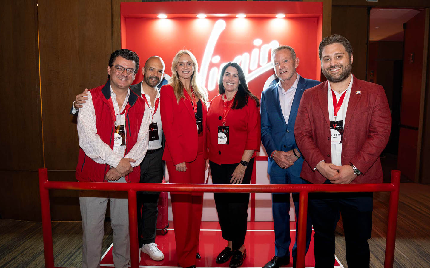 Virgin Voyages Alberto Muñoz, Adolfo Flores, Kelly Tewskbury, Koreen McNutt, John Lovell, Julian de Lavalle