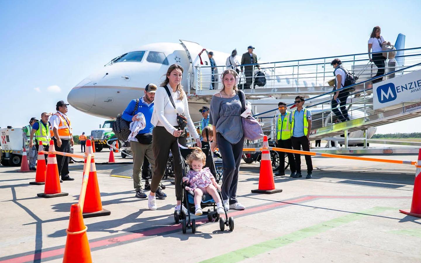 turistas internacionales avión México